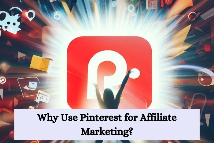 A dynamic and visually captivating scene that represents the power of Pinterest for affiliate marketing